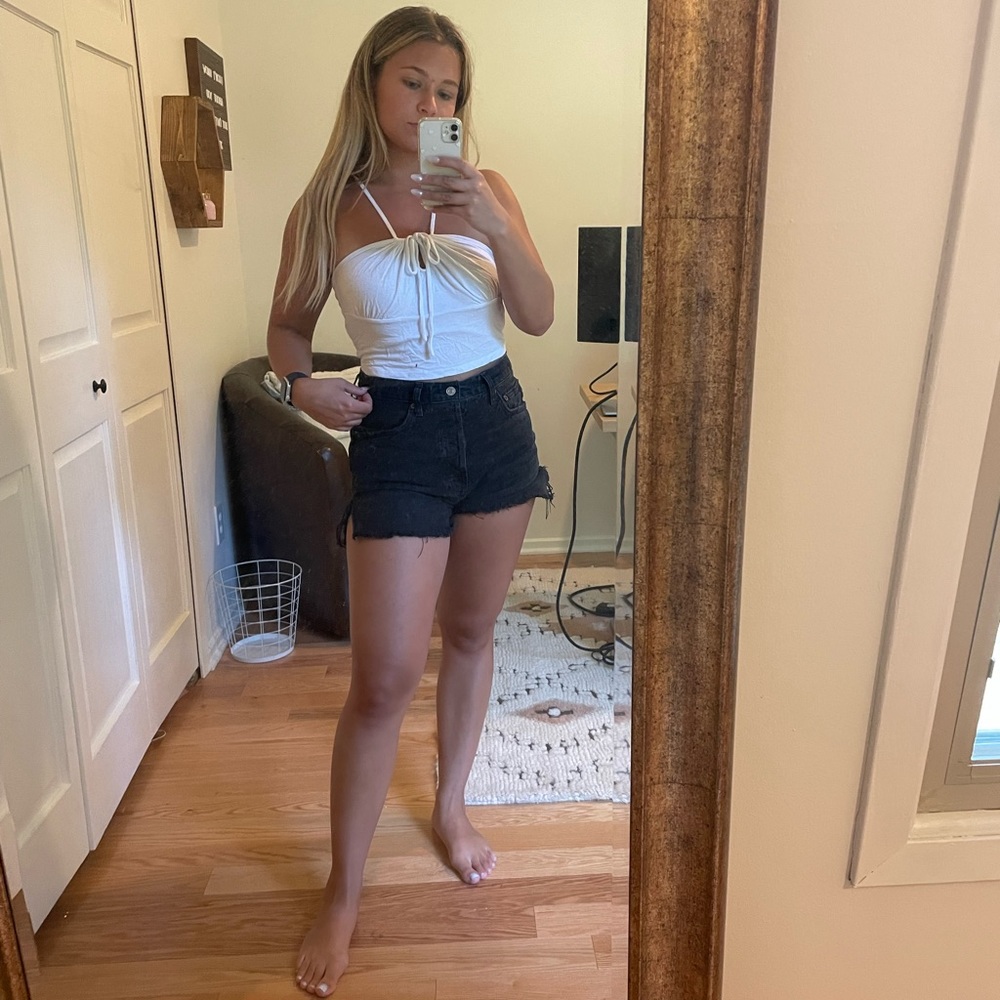 New Condition White Crop top